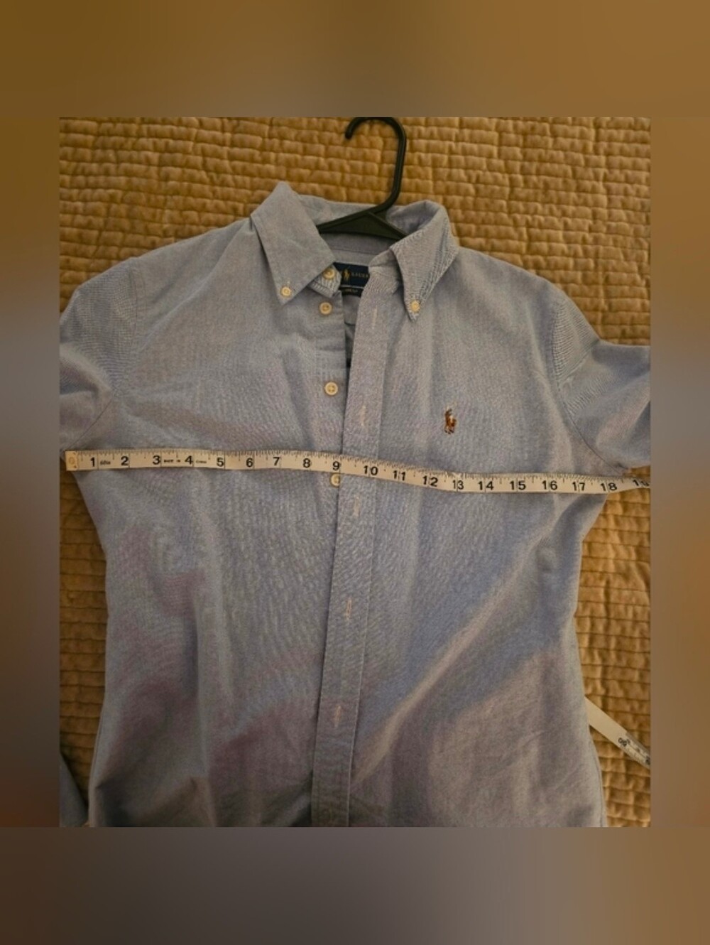 Women's Ralph Lauren Button-Down Oxford Shirt - Light Pink - Picture 6 of 6